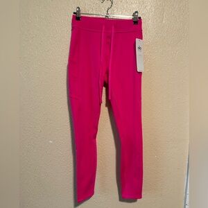 Alo Yoga High‎ Waist Checkpoint Leggings Size XS Hot Pink Barbie